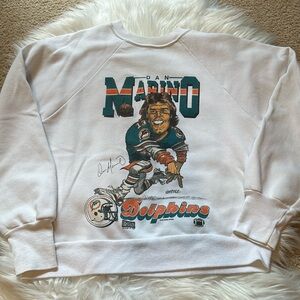 RARE 🔥 VINTAGE Dan Marino Sweatshirt 🐬 🏈